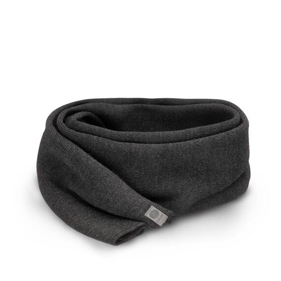 Elegant men's scarf, dark grey