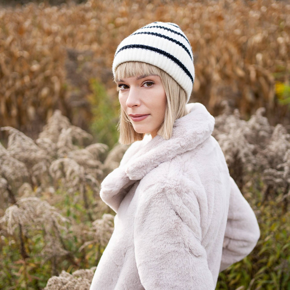 Czapka Beanie stripes