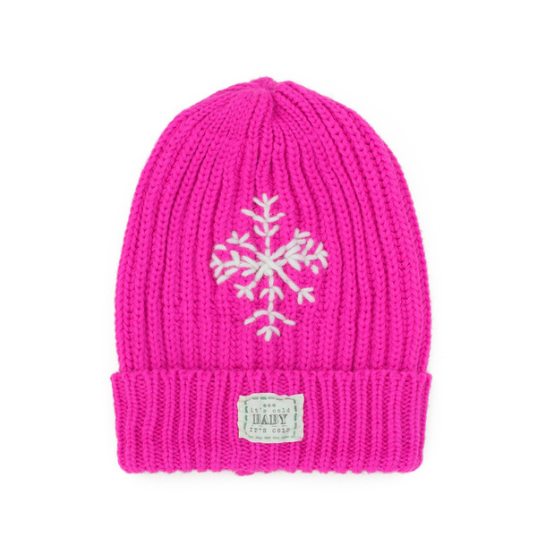 Czapka Neonowa śnieżynka