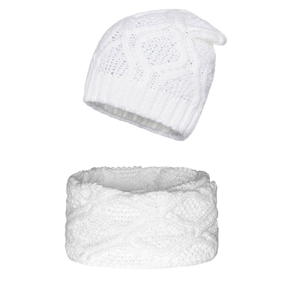 Czapka Damska z naturalnym pomponem