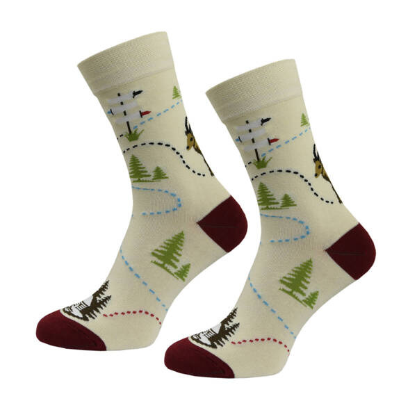 Skarpetki długie damskie kozica