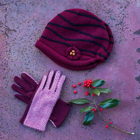 Rękawiczki Mięciutka jodełka