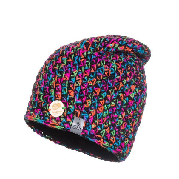 Czapka Damska z naturalnym pomponem