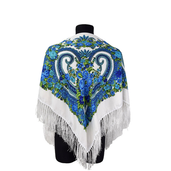 Chustka Folk w kwiaty