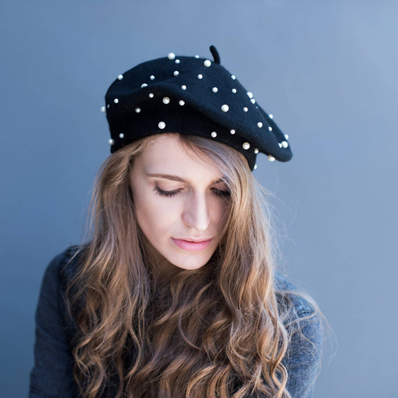 Beret Delicate pearl