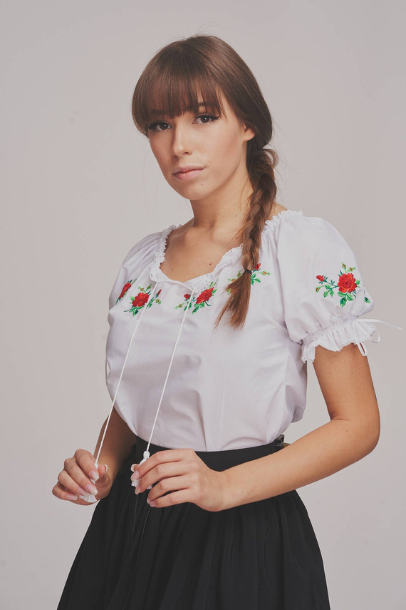 Damska bluzka gładka bez haftu