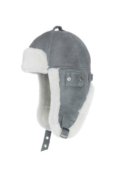 Czapka Damska z naturalnym pomponem