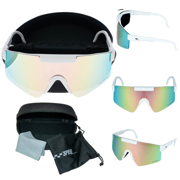 OKULARY POLARYZACYJNE SPORTOWE UNISEX + POKROWIEC