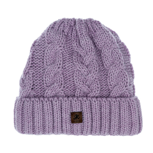 Czapka Damska z naturalnym pomponem