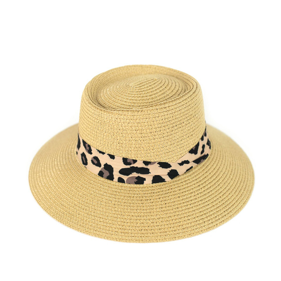 Kapelusz Simple cheetah