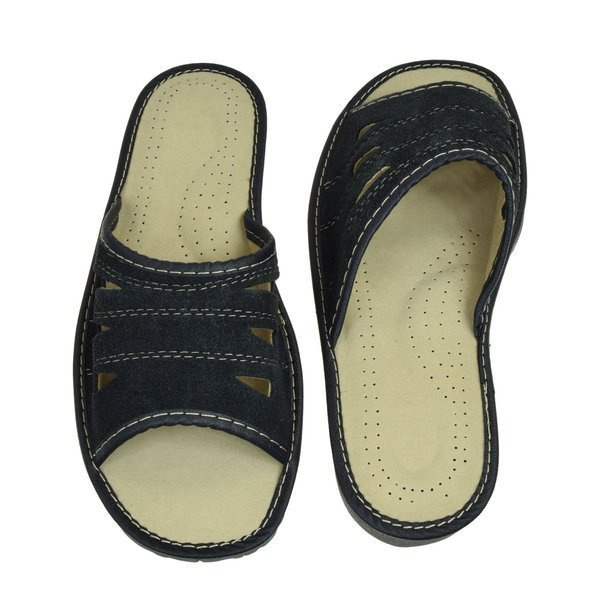 Skórzane pantofle męskie