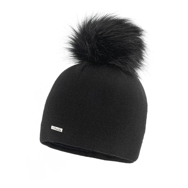 Czapka Damska z naturalnym pomponem