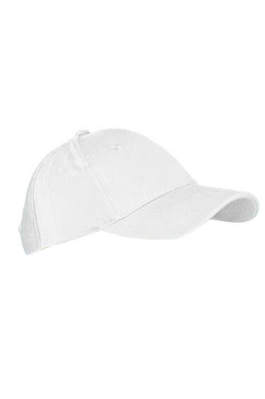 CZAPKA 6P BAWEŁNA WH