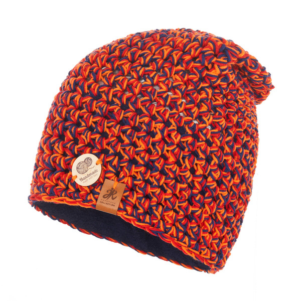 Czapka Damska z naturalnym pomponem