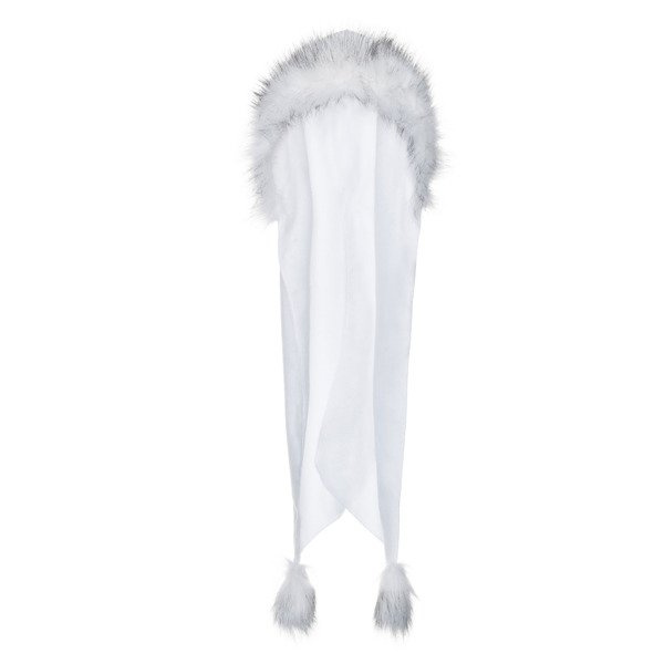 Czapka Damska z naturalnym pomponem