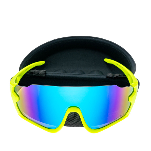 OKULARY PRZECIWSŁONECZNE SPORTOWE UNISEX + ETUI + ŚCIERECZKA