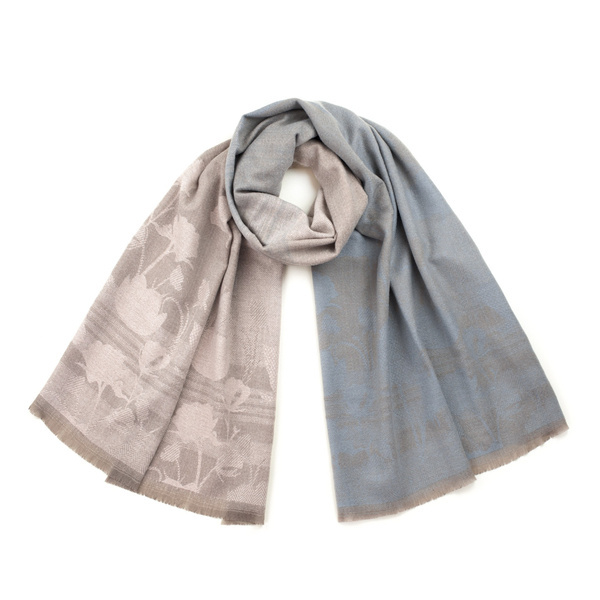 Szal Róża w gradiencie