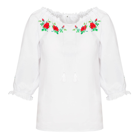 Damska bluzka z haftem