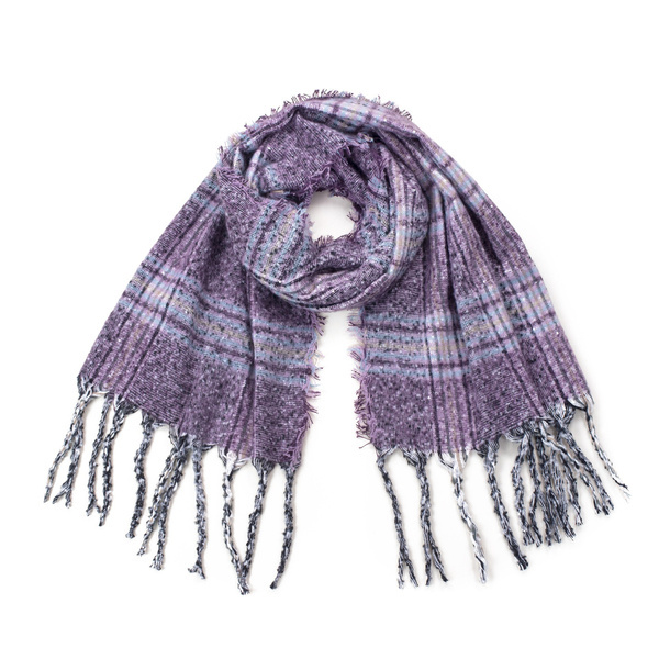 Szal Błyszcząca krata