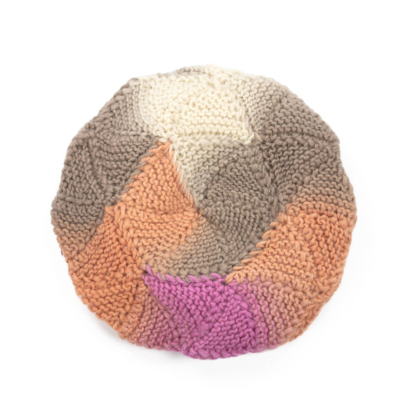 Beret Kolorowa wełna [HANDMADE]