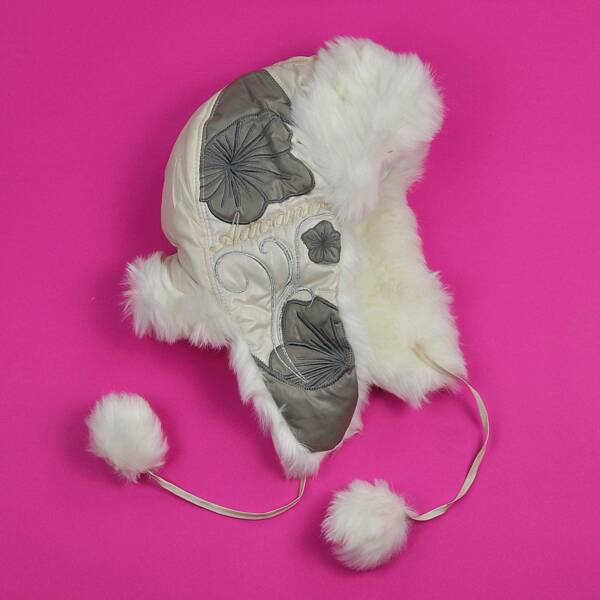 Uszanka Zimowe Kwiaty