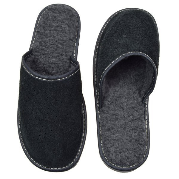 Skórzane pantofle męskie