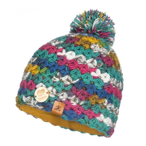 Czapka Damska z naturalnym pomponem