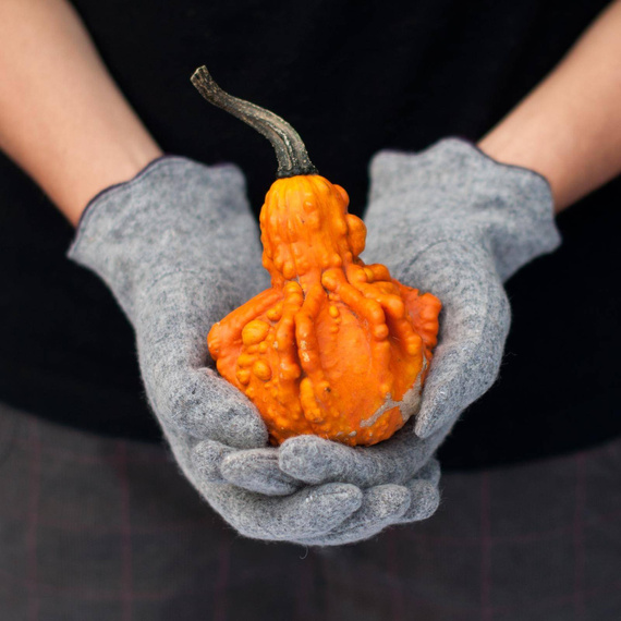 Eleganckie rękawiczki wełniane