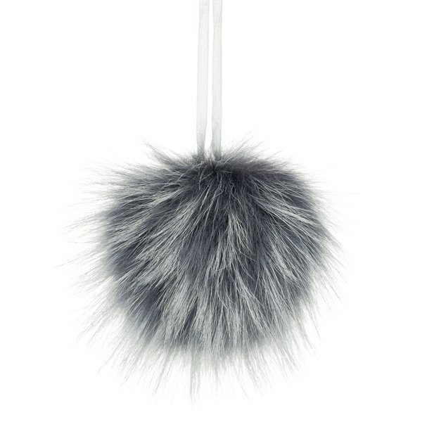 Czapka Damska z naturalnym pomponem