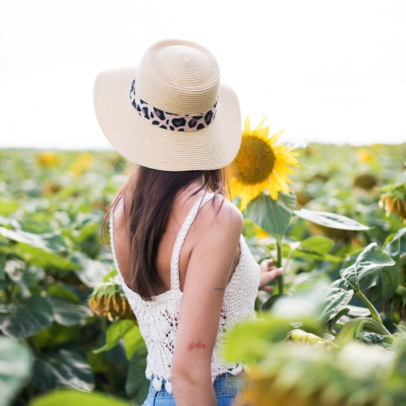 Kapelusz Simple cheetah