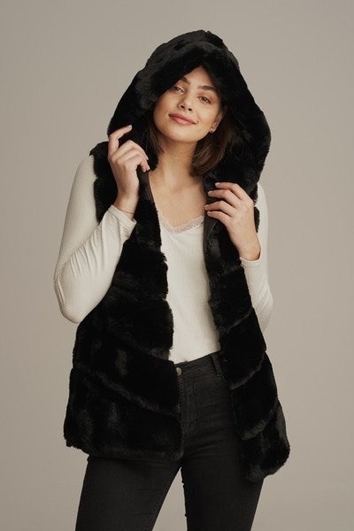 KAMIZELKA FUTRZANA DŁUGA