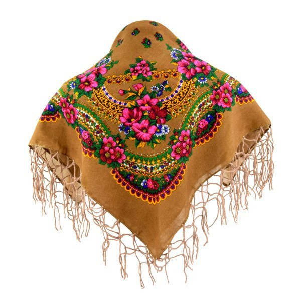 Chustka Folk w kwiaty