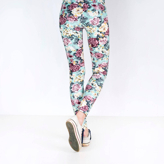 Legginsy Gąszcz kwiatów