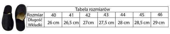 Skórzane pantofle męskie