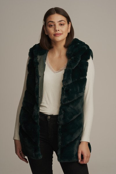 KAMIZELKA FUTRZANA DŁUGA