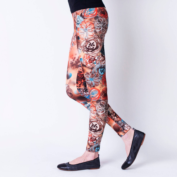Legginsy Universe of flowers