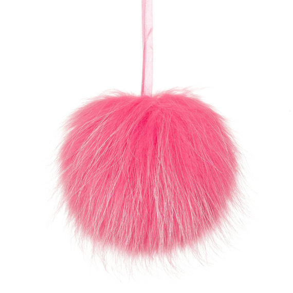 Pompon naturalny do czapki