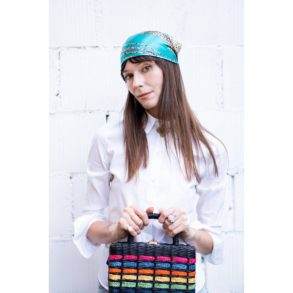 Apaszka Satin wild splash XS