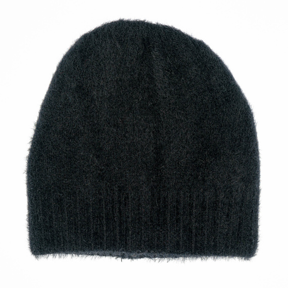 Czapka Damska z naturalnym pomponem