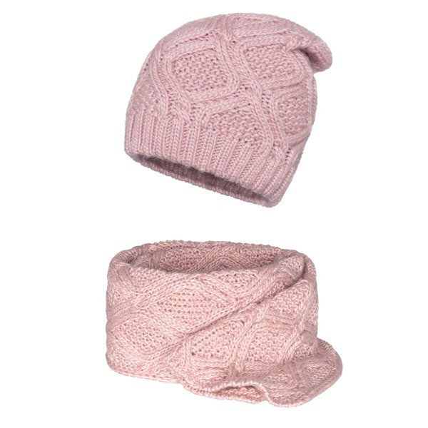 Czapka Damska z naturalnym pomponem