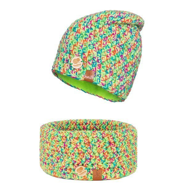 Czapka Damska z naturalnym pomponem