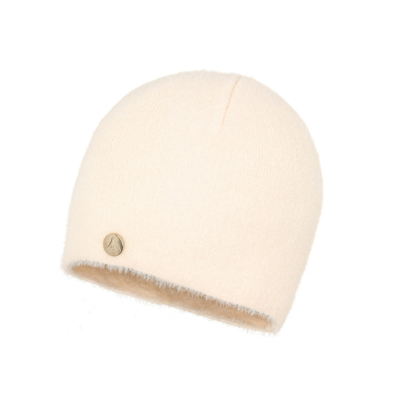 Czapka Damska z naturalnym pomponem