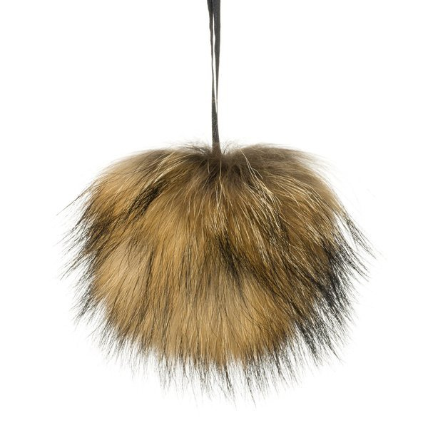 Czapka Damska z naturalnym pomponem