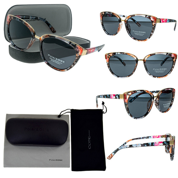 OKULARY POLARYZACYJNE DAMSKIE + POKROWIEC