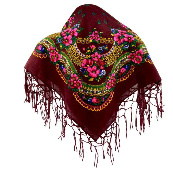 Chustka Folk w kwiaty