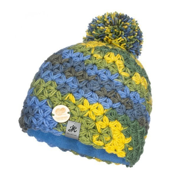 Czapka Damska z naturalnym pomponem