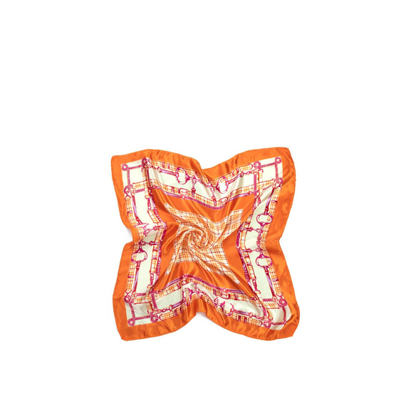 Apaszka Satin plaid chain XS