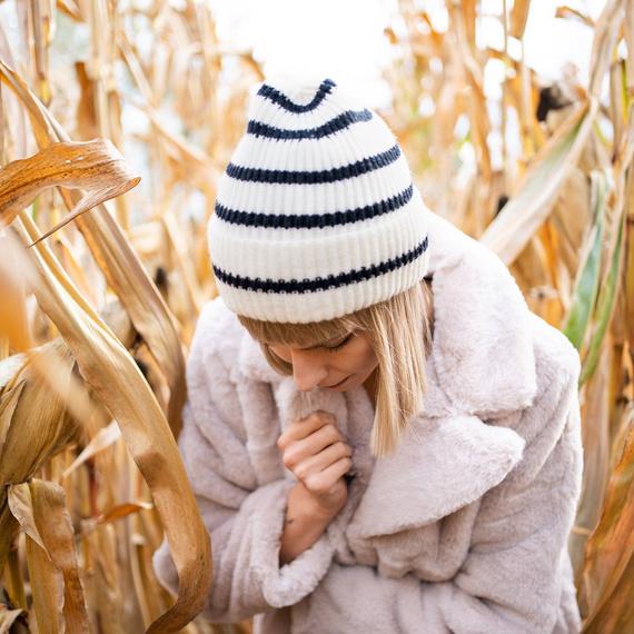 Czapka Beanie stripes