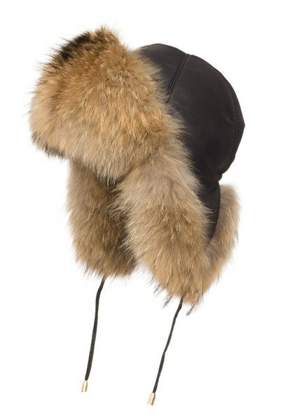 Czapka Damska z naturalnym pomponem