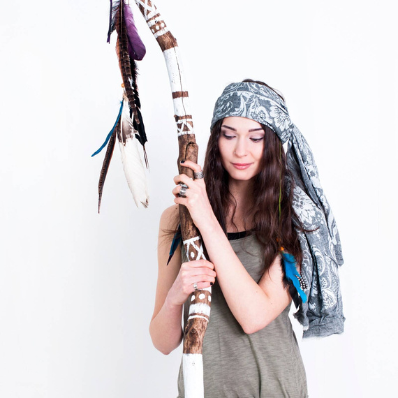 Szal Romantyczna flora